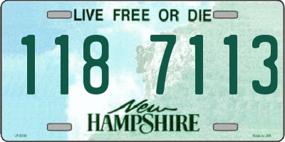 NH license plate 1187113