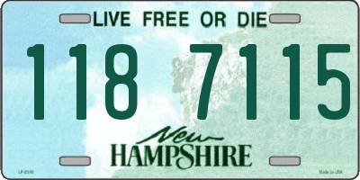 NH license plate 1187115