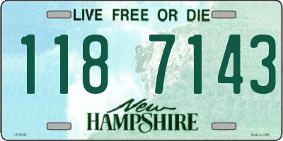 NH license plate 1187143