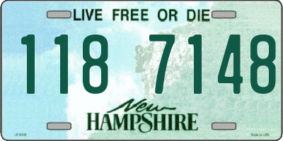 NH license plate 1187148