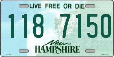 NH license plate 1187150