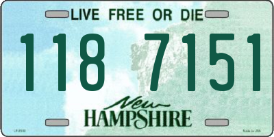 NH license plate 1187151
