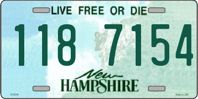 NH license plate 1187154