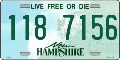 NH license plate 1187156