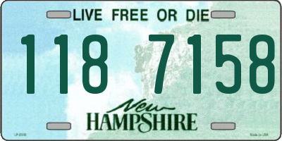 NH license plate 1187158