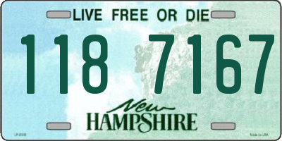 NH license plate 1187167