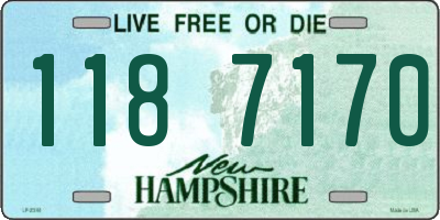 NH license plate 1187170