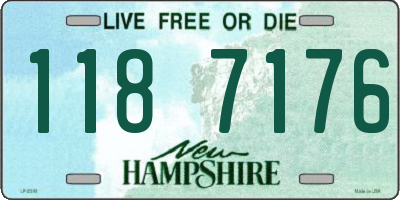 NH license plate 1187176
