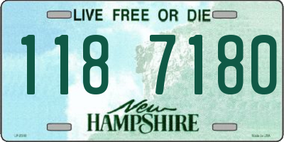 NH license plate 1187180