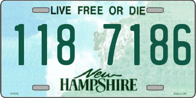 NH license plate 1187186