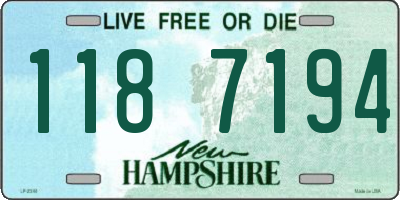 NH license plate 1187194