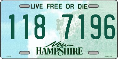 NH license plate 1187196