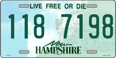 NH license plate 1187198