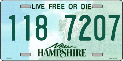 NH license plate 1187207
