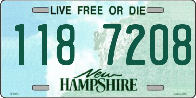 NH license plate 1187208