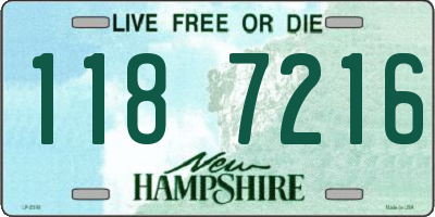 NH license plate 1187216