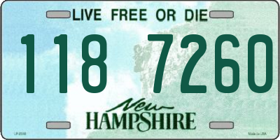 NH license plate 1187260