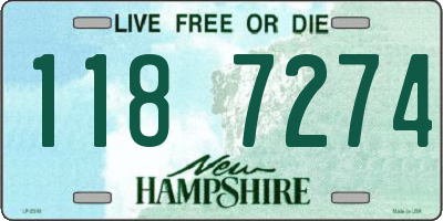 NH license plate 1187274