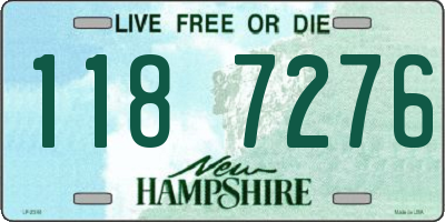 NH license plate 1187276