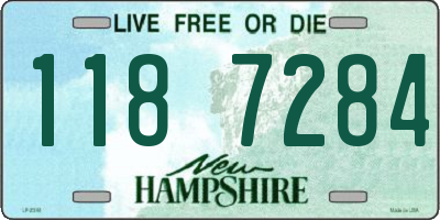 NH license plate 1187284