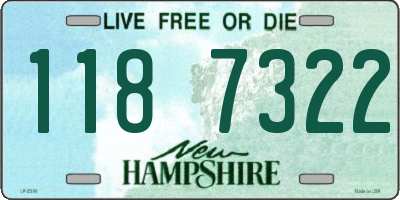 NH license plate 1187322