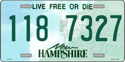 NH license plate 1187327