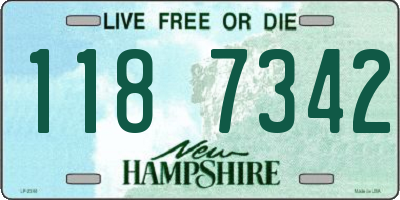 NH license plate 1187342