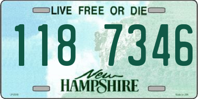 NH license plate 1187346