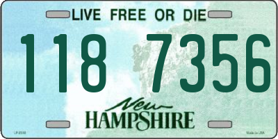 NH license plate 1187356