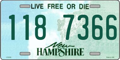 NH license plate 1187366