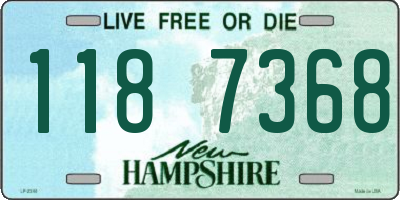 NH license plate 1187368