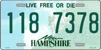 NH license plate 1187378