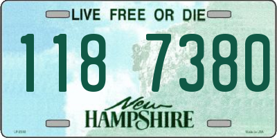 NH license plate 1187380