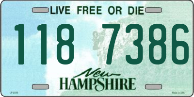 NH license plate 1187386