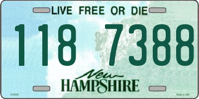 NH license plate 1187388