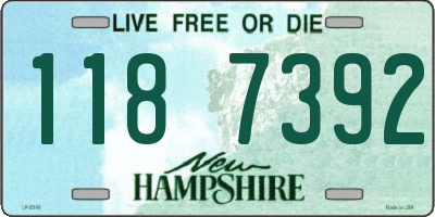 NH license plate 1187392