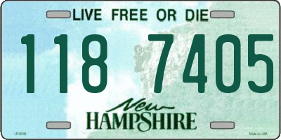 NH license plate 1187405