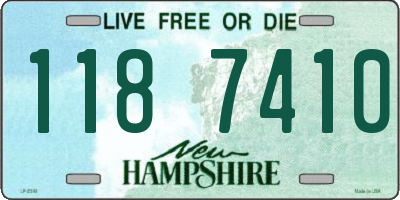 NH license plate 1187410
