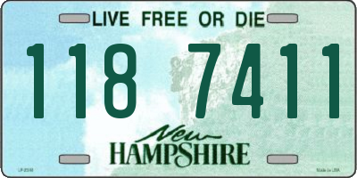 NH license plate 1187411
