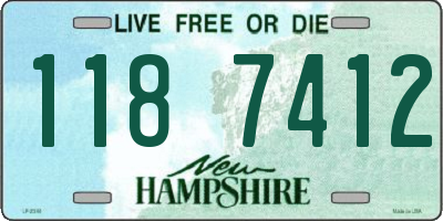 NH license plate 1187412