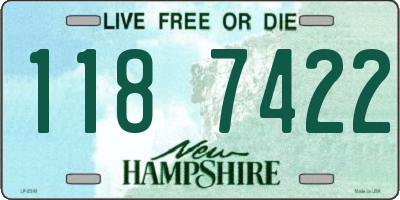 NH license plate 1187422