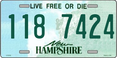 NH license plate 1187424