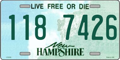 NH license plate 1187426