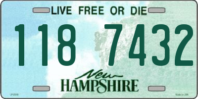 NH license plate 1187432