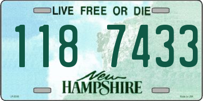 NH license plate 1187433