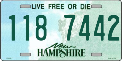 NH license plate 1187442