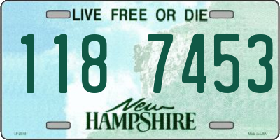 NH license plate 1187453
