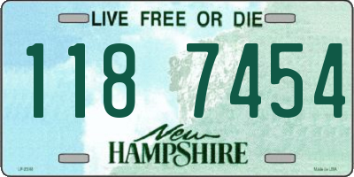 NH license plate 1187454
