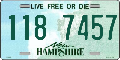 NH license plate 1187457