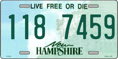 NH license plate 1187459